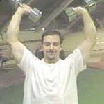 Pour Water on Your Head in Dumbbell Shoulder Presses