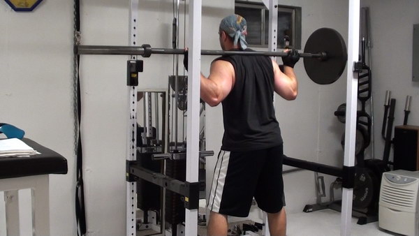 One Side Loaded Barbell Squats to Build Core Strength and Tighten Waist