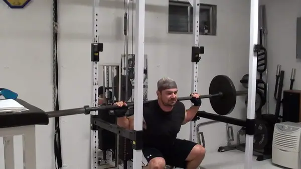 One Side Loaded Barbell Squats to Build Core Strength and Tighten Waist