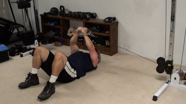 squeeze the pecs for cable floor flyes and better pecs