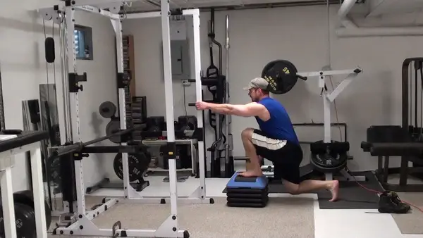 Elevated Reverse Lunges