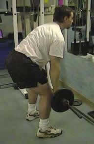 Bent-Over Barbell Row - Bottom Position
