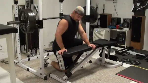 Barbell Bench Braced Back Extensions for the Lower Back, Glutes and Hamstrings