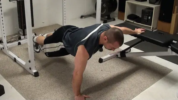 Outrigger One-Arm Bench Push-Ups  - Bodyweight Chest Exercise
