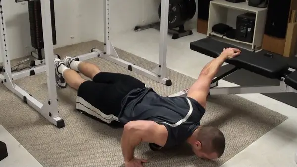 Outrigger One-Arm Bench Push-Ups  - Bodyweight Chest Exercise