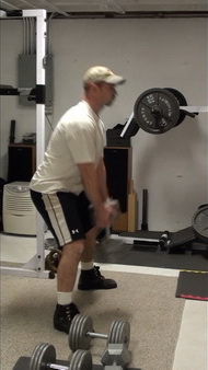 Posterior Chain and Cardio Training With Dumbell Swing Drop Sets