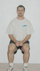 Wall Sit and Wall Sit With Bag