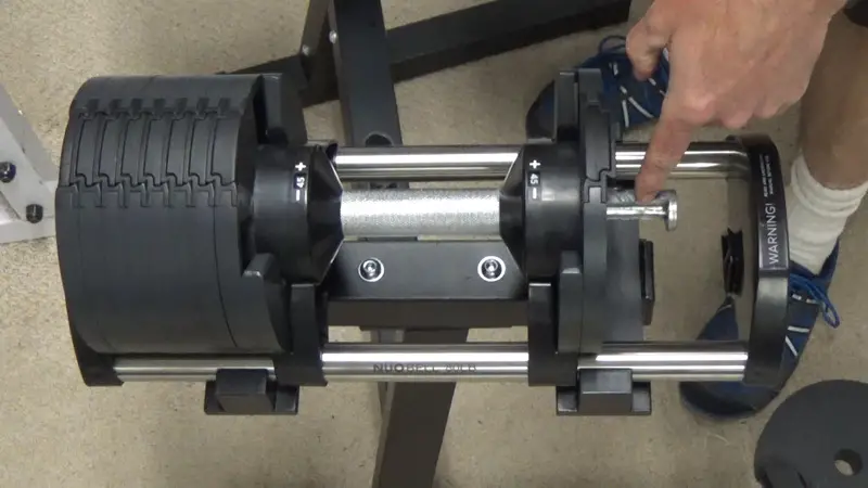 NuoBells Adjustable Dumbbells mechanism