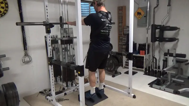 The Squat Harness Calf Raises