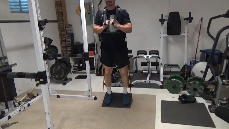 The Squat Harness Ramp Squats