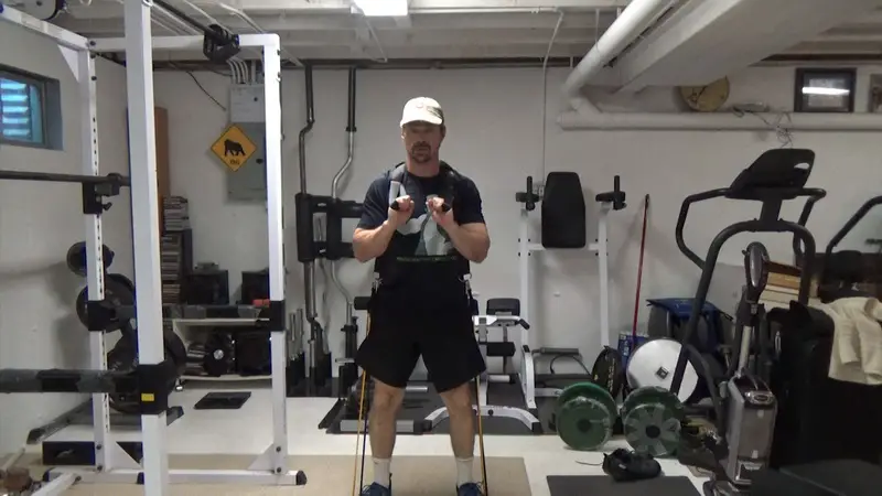 The Squat Harness Band Squats