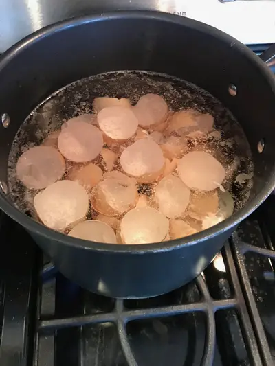 boil the shells