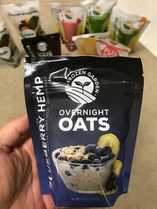 Frozen Gardens Overnight Oats