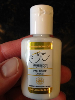 MindBody Matrix Pain Relief Cream Review - Sample Bottle Size