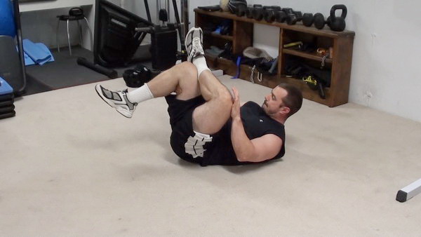 Lying Cross-Leg Glute Stretch