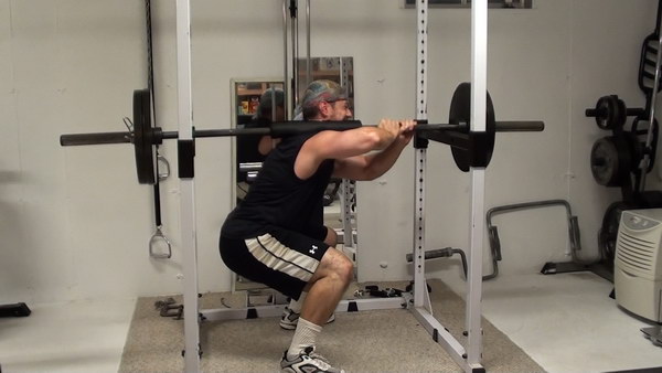 Build Rock-Solid Core Strength and Stability and Hit Your Legs HARD at The Same Time With One-Shoulder Barbell Squats