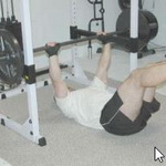 Bench Press Leg Raise Crunches