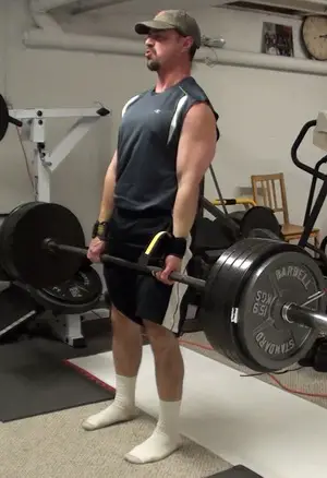 Barbell Deadlifts - Top Position