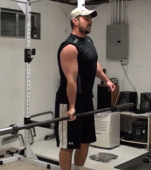 One-Arm Barbell Curls