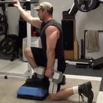In-Set Superset of Squats and Reverse Lunges