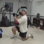 Shoulder Barbell Split Squats