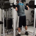 Single Leg Lockout Partial Squats