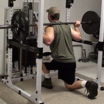 In-Set Superset of Squats and Reverse Lunges