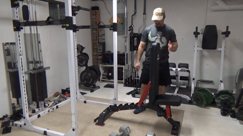 Flybird Fitness Pro Weight Bench Review Vertical