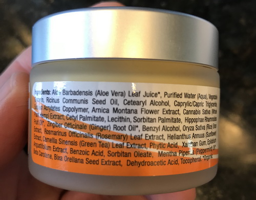 Axis Labs CBD pain cream closeup