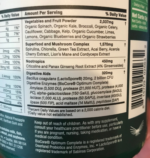 Bulletproof Greens Review