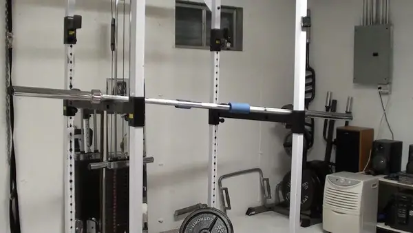 Tricep Dips in the Power Rack with Angled Bars for Big Arms