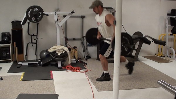 Get Better Legs and Killer Cardio Training With Bar-In-Front Walking Lunges 