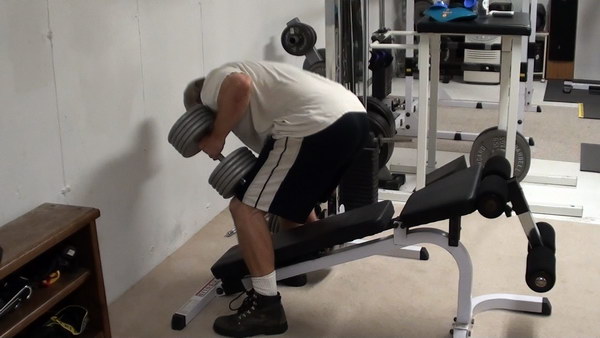 Incline dumbbell bench press