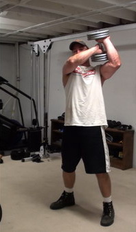 Target Your Side Delts for Wider Shoulders With Dumbell Shoulder Palm Presses