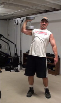 Target Your Side Delts for Wider Shoulders With Dumbell Shoulder Palm Presses