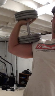 Target Your Side Delts for Wider Shoulders With Dumbell Shoulder Palm Presses