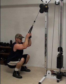 Learn to Squat With Perfect Form With High Pulley Assisted Squats