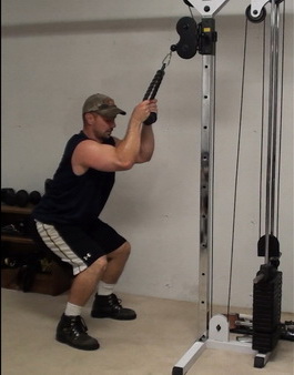 Learn to Squat With Perfect Form With High Pulley Assisted Squats