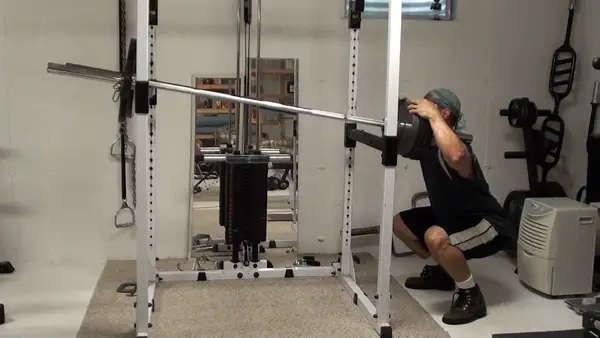 Start - Power Rack Barbell Front Squat Machine