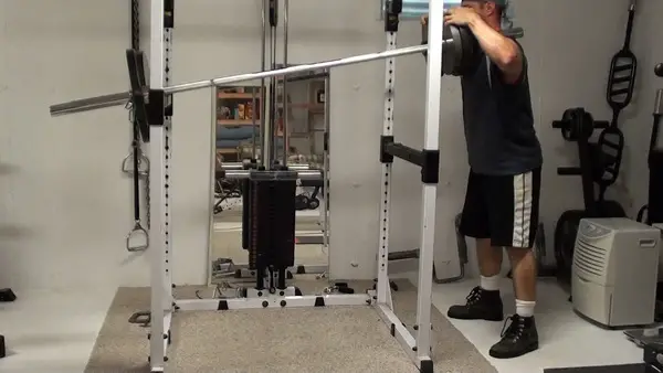 Finish - Power Rack Barbell Front Squat Machine