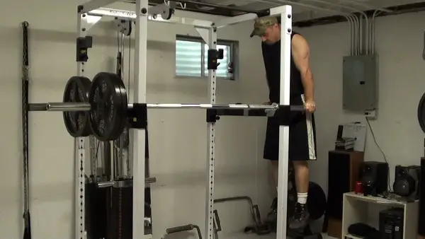 Two Barbell Rack Dips