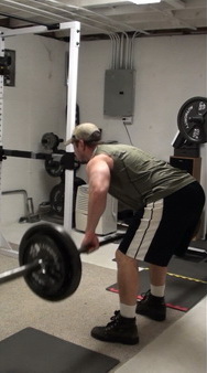 In-Set Superset for your back, alternating reps of Bent-Over Barbell Rows and Deadlifts