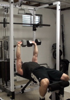 In-Set Superset of Dumbell Press and Flye