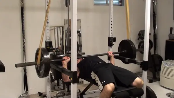 Reverse Band Bench Press...the IDEAL exercise for maintaining benching strength and power