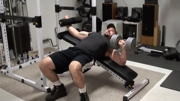 Inner chest dumbbell deals