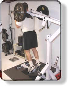 Face Away Standing Calf Raises