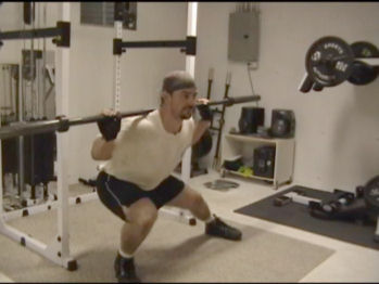 Barbell Side Lunges In Action