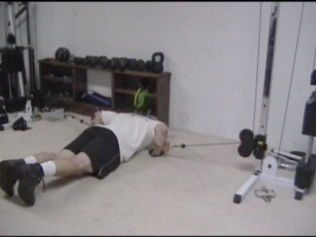 Cable or Band Push-Ups