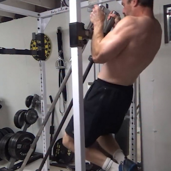 Two Bar Angled Fat Grip Pull-Ups