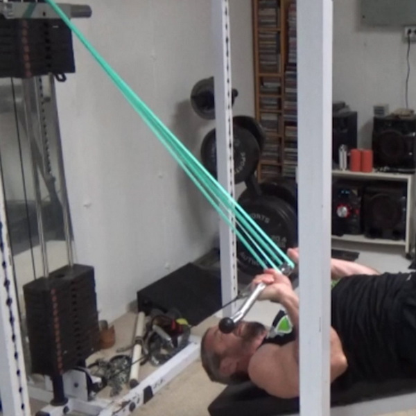 Nautilus Pullover Machine Cable-Band Rig-Up